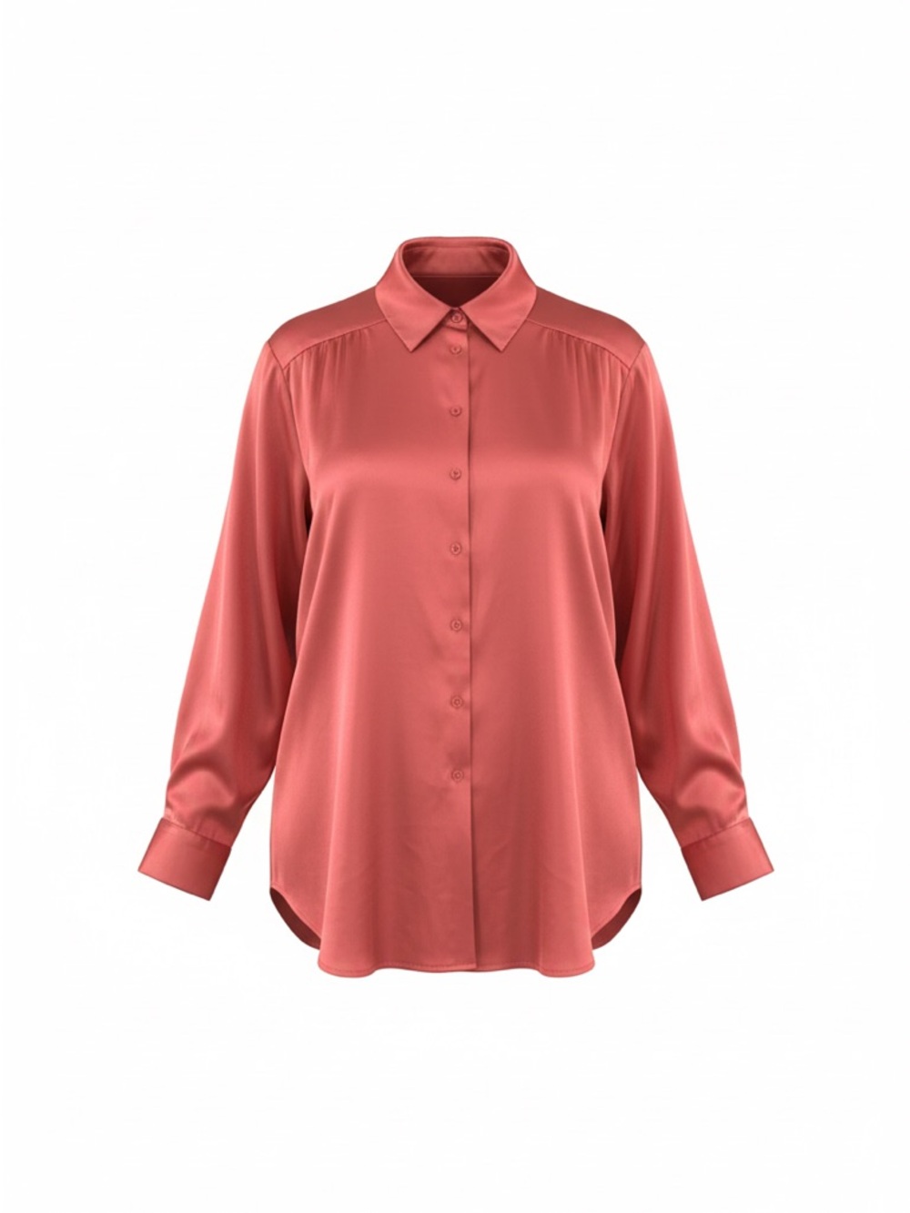 Torrid Size 3 Dusty Rose Pink Satin Button Down Shirt